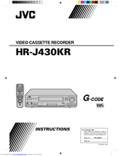 JVC HR-J430KR Instructions Manual