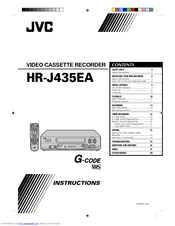 JVC HR-J435EA Instructions Manual