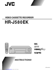 JVC HR-J580EK Instructions Manual