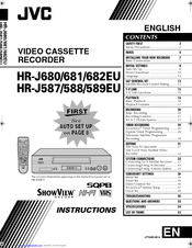 JVC HR-J588 Instructions Manual