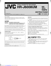 JVC LPT0534-001A Instructions Manual