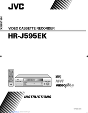 JVC HR-J595EK Instructions Manual