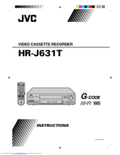 JVC HR-J631T Instructions Manual