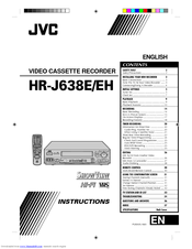 JVC HR-J638EH Instructions Manual