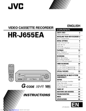 JVC HR-J655EA Instructions Manual