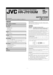 JVC HR-J7010UM Instructions Manual