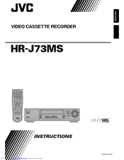 Jvc HR-J73MS Instructions Manual