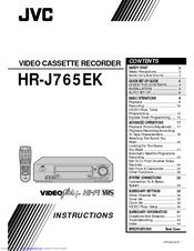 JVC HR-J765EK Instructions Manual
