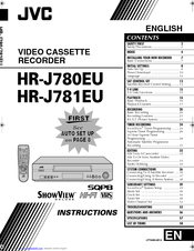 JVC HR-J780EU Instructions Manual