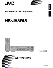 Jvc HR-J83MS Instructions Manual