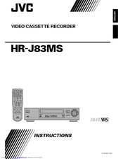 JVC HR-J83MS Instructions Manual