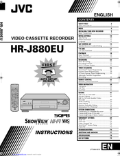 JVC LPT0484-001A Instructions Manual