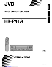 JVC HR-P41A(M) Instructions Manual