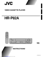 JVC HR-P82A Instructions Manual