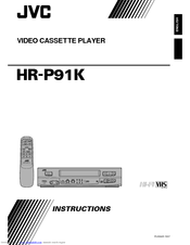 JVC HR-P91K Instructions Manual