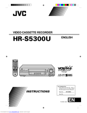 Jvc HR-S5300U Instructions Manual
