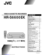 Jvc HR-S6600EK Instructions Manual