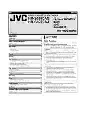 JVC HR-S6970AJ Instructions Manual
