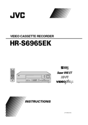 JVC HR-S6965EF Instructions Manual