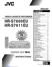 Jvc HR-S7600EU Instructions Manual