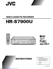 JVC HR-S7900U Instructions Manual