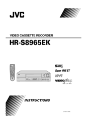 JVC HR-S8965EK Instructions Manual