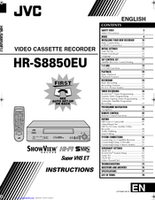 JVC HR-S8850EU Instructions Manual