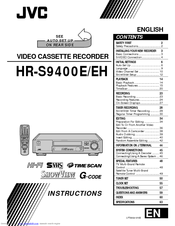 JVC HR-S9400EH Instructions Manual