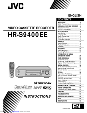 JVC HR-S9400EE Instructions Manual