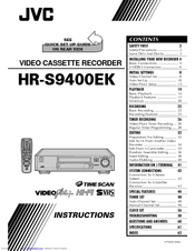 JVC HR-S9400EK Instructions Manual