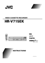 JVC HR-V715EK Instructions Manual