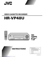 JVC HR-VP48U Instructions Manual