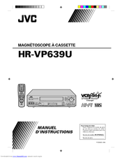 JVC HR-VP639U Manuel D'instructions