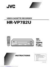 JVC HR-VP782U Instructions Manual