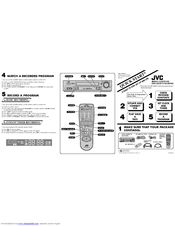 JVC HR-S4500U Quick Start Manual