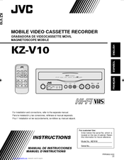 JVC KZ-V10 Instructions Manual