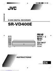 JVC SR-VD400E Instructions Manual
