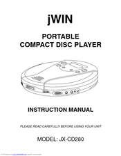 jWIN JX-CD280 Instruction Manual