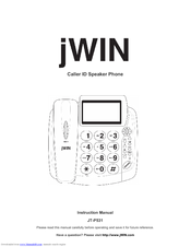 jWIN JT P531 Instruction Manual