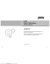 jWIN JV-DTV17 Owner's Manual