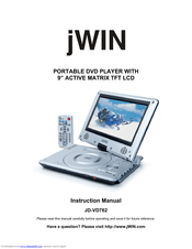 jWIN JD-VD762 Instruction Manual