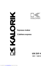 Kalorik USK EXP 4 Operating Instructions Manual