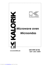 Kalorik MICROONDAS USK MW 26146 Operating Instructions Manual