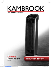 Kambrook CERAMIC KCE440 Instruction Booklet