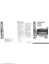 Kambrook SNUGASABUG KRH100 User Manual
