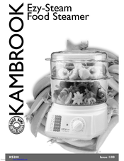 kambrook ezy steam food steamer