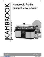Kambrook Profile KSC650 User Manual