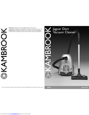 Kambrook Jaguar Dart KVC5 Owner's Manual