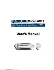 Kanguru Micro MP3 128MB User Manual