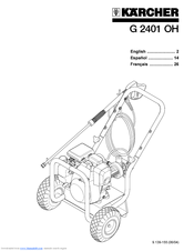 Kärcher G 2401 OH Operator's Manual
